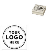 Custom Round Logo Business Company Rubberstempel (Gestempeld)