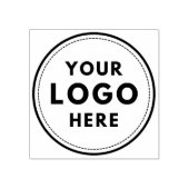 Custom Round Logo Business Company Rubberstempel (Afrduk)