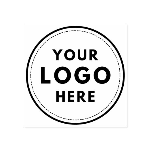 Custom Round Logo Business Company Rubberstempel (Afrduk)