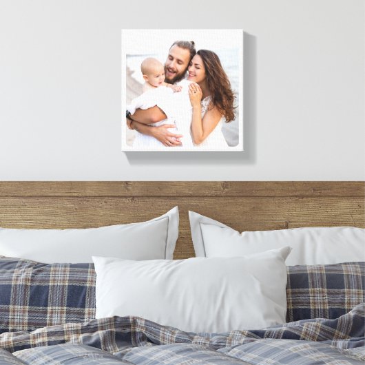 Custom Rounded Corner Photo Family Canvas Afdruk (Insitu (Slaapkamer))
