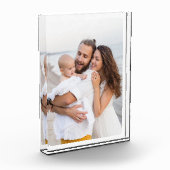 Custom Rounded Corners Photo Family Glass Block Fotoblokken (Links)