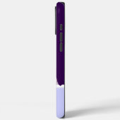 Custom Royal Lavender Butterfly Case for iPhone 11 (Achterkant / Links)