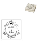 Custom Royal Wedding Rubberstempel (Gestempeld)