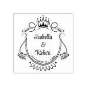 Custom Royal Wedding Rubberstempel (Afrduk)