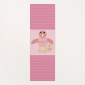 Custom roze Birthday Girl Chick Yoga Mat (Voorkant)
