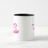 Custom Roze Doll Verpleegster Girly Mok (Midden)