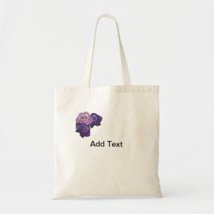 Custom Roze en Paarse Roos Design Party Bag Tote Bag