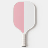 Custom Roze en Wit Pickleball Paddle (Achterkant)