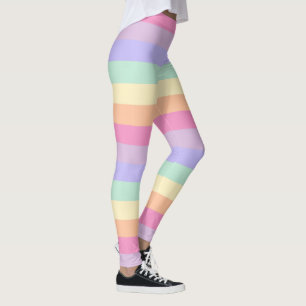 Custom Roze Geel Blauw Groen Paarse Vrouwen Leggings