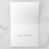 Custom Roze Happy Moederdag Giant Wenskaart Kaart (Binnen)