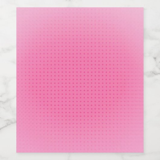 Custom roze kleur blanco trendy elegante Sjabloon Wijn Etiket (Enkel label)