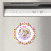 Custom roze moederdag beste mama ooit mama foto magneet (Insitu (Vaatwasser))
