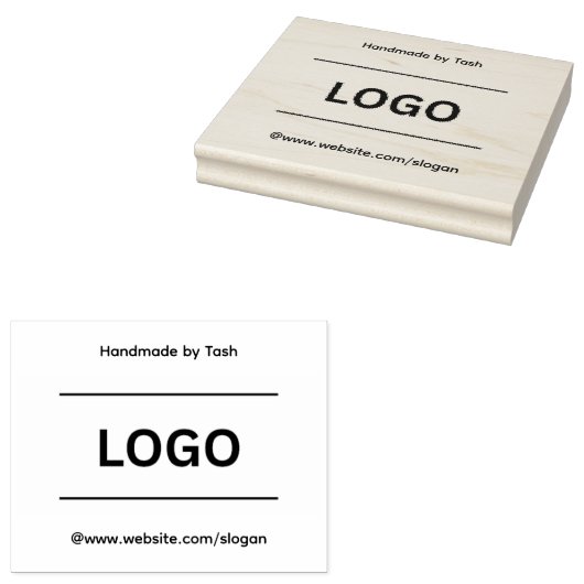 Custom Rubberstempel (Gestempeld)