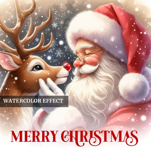 Custom Rudolph and Santa Christmas Puzzle for Kids Legpuzzel