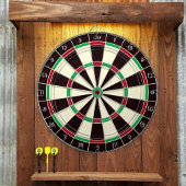 Custom Rustic Dartboard Dartbord