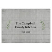 Custom Rustic Farmhouse Family Kitchen Chopping  Snijplank (Voorkant)