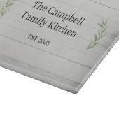 Custom Rustic Farmhouse Family Kitchen Chopping  Snijplank (Hoek)