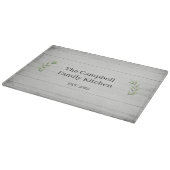Custom Rustic Farmhouse Family Kitchen Chopping  Snijplank (Hoek)