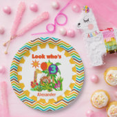 Custom Safari 3rd Happy Birthday Paper Borden Papieren Bordje (Feest)