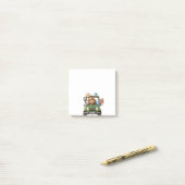 Custom Safari Adventure Jungle Jeep Sticky Notes (Op bureau)
