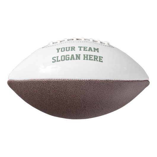 Custom sage Football with Name, Number, Team (Gedraaid 90)