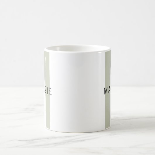 Custom Sage Monogram Mug for Mother’s Day Gift Koffiemok (Center)
