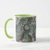 Custom Sage Wild Struik Flower Bouquet Mok (Links)