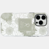 Custom Sage Zonnebloem Case-Mate iPhone Case (Achterkant (horizontaal))