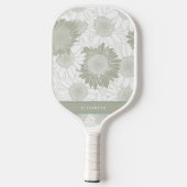 Custom Sage Zonnebloem Pickleball Paddle (Achterkant)