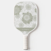Custom Sage Zonnebloem Pickleball Paddle (Voorkant)