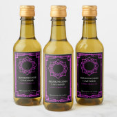 Custom Sahasrara Crown Chakra Essential Oil Label Wijn Etiket (Flessen)