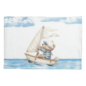 Custom Sailor Teddy Bear Kussensloop (Achterkant)