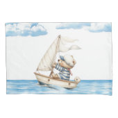 Custom Sailor Teddy Bear Kussensloop (Voorkant)