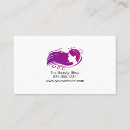 Custom Salon Appointment Card Template Contactkaartje