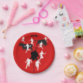 Custom, San Fermin Pamplona, bull run / encierro, Papieren Bordje (Feest)