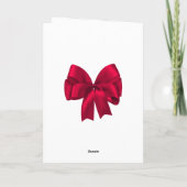 Custom Santa Claus Christmas Sleigh Reindeer  Kaart (Achterkant)