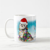 Custom Santa Hat Merry Kerstmis Havanese Koffiemok (Links)