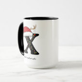 Custom Santa Holiday Mug for Coworkers and Friends Mok (Voorkant links)