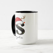 Custom Santa Mug for Coworkers, Teachers & Friends Mok (Voorkant links)