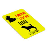 Custom Save My Dog Fire Safety Magneet (Rechterzijde)