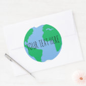 Custom Save planet earth dag stickers (Envelop)