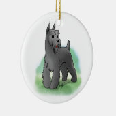 Custom Schnauzer Ornament (Rechts)