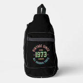 Custom School Bag Naam Jaar  Classic Sling Bag (Voorkant)