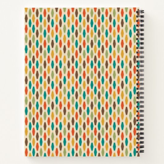 Custom School onderwerp Notitieboek (Achterkant)