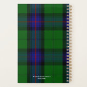 Custom Schotse Armstrong Clan Gilnockie Weekly Planner (Achterkant)