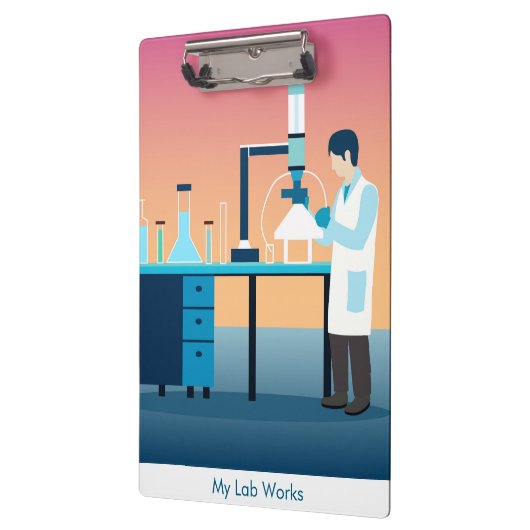 Custom Science Lab Student Klembord (Links)