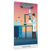 Custom Science Lab Student  Klembord (Rechts)