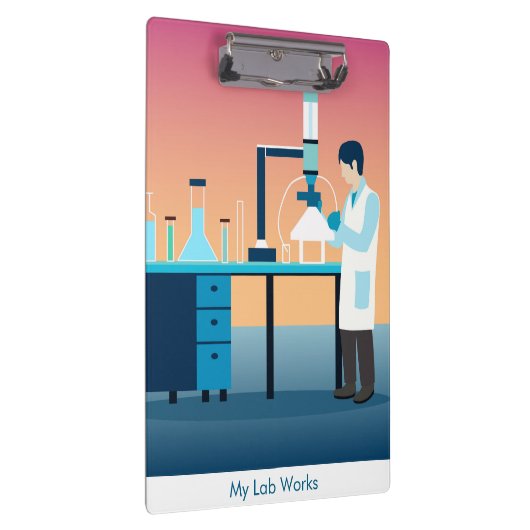 Custom Science Lab Student Klembord (Rechts)