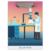 Custom Science Lab Student Klembord (Voorkant)