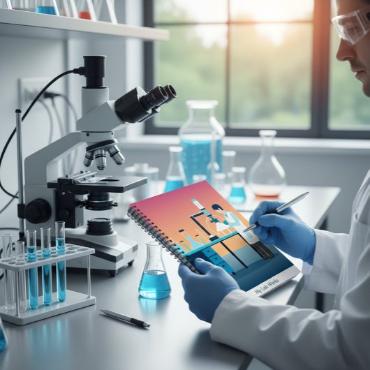 Custom Science Lab Student  Notitieboek